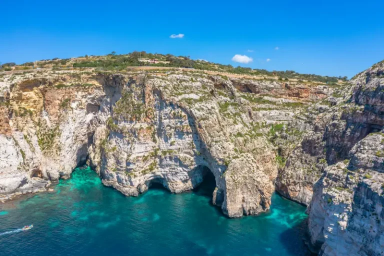 Blue Grotto Aerial View Malta