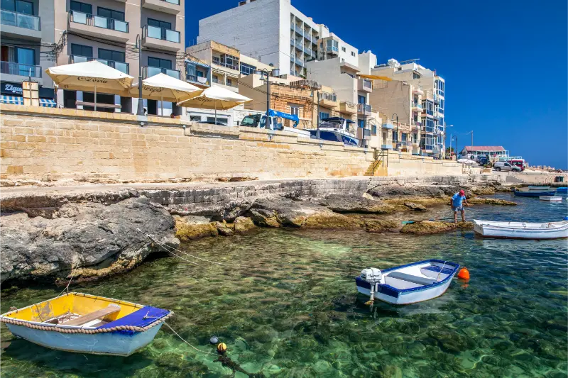 Bugibba Seafront Malta