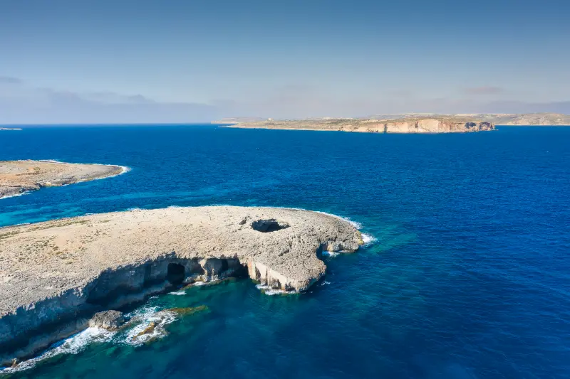 Coral Lagoon Sea Cave Mellieha Malta