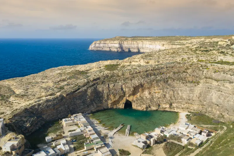 Dwejra Inland Sea Gozo Malta