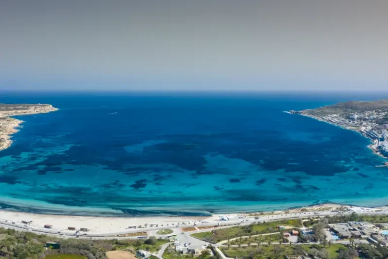Mellieha Bay Panoramic View Malta