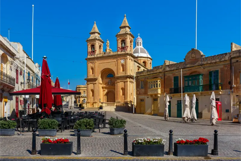 Our Lady of Pompeii Church Marsaxlokk Malta