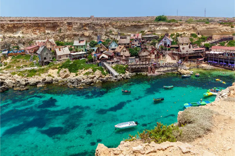 Popeye Village Panoramic View Malta