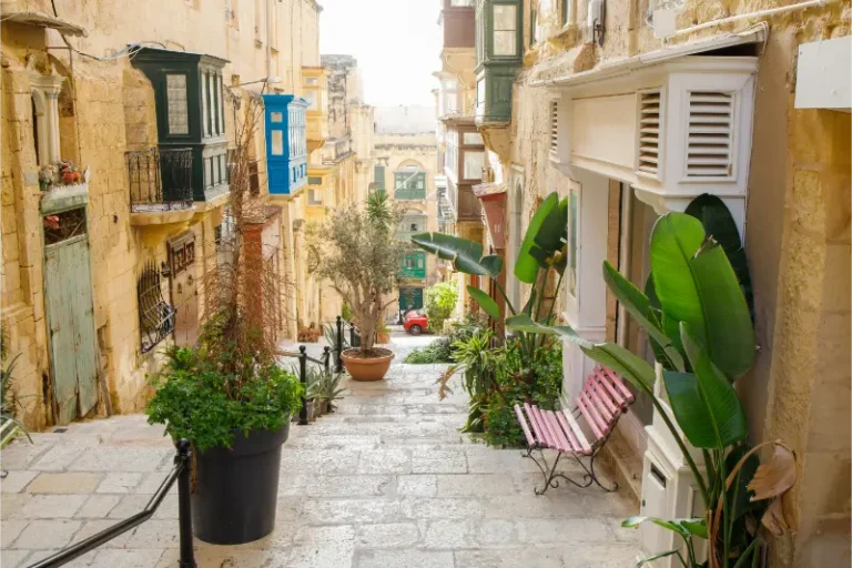Quiet Valletta Street Malta