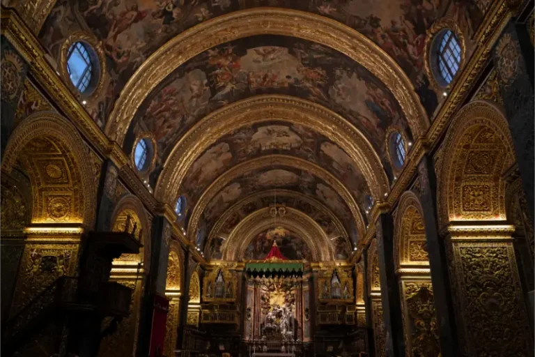 Saint Johns Co Cathedral Interior Valletta Malta