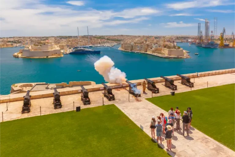 Saluting Battery Noon Gun Valletta Malta