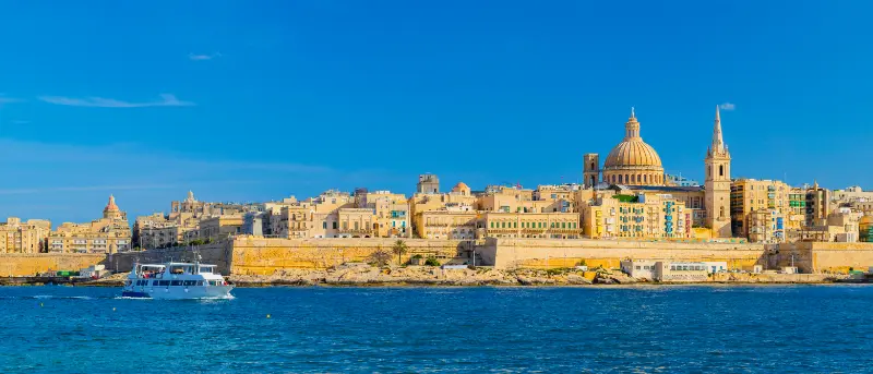 Valletta Skyline from Sliema Malta