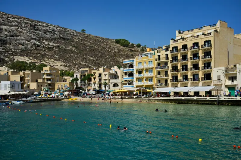 Xlendi Bay Waterfront Gozo Malta